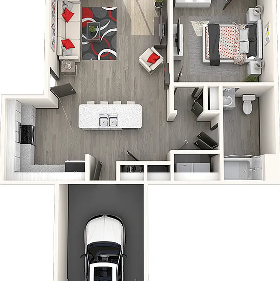 1x1 G floor plan Amiya