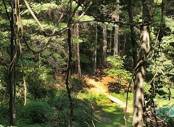 Creek crossing on the back side of the ridge