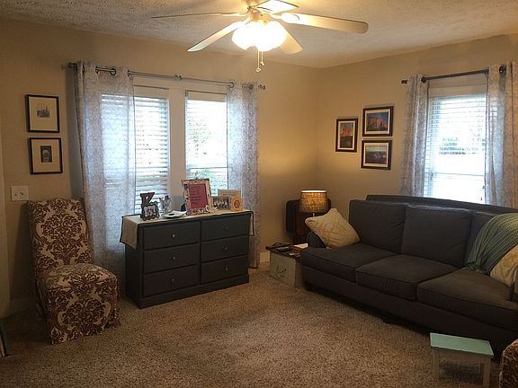 living room, front of house