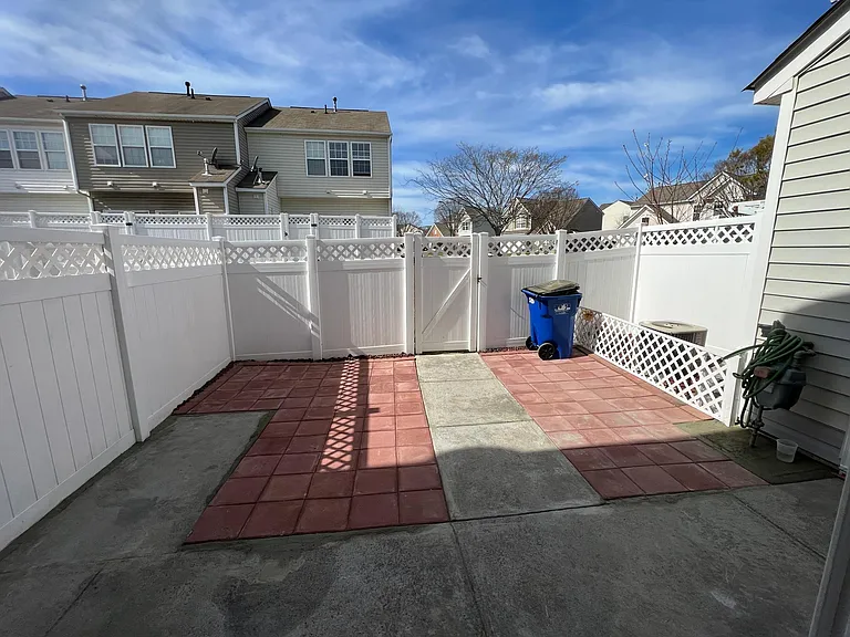 Backyard patio