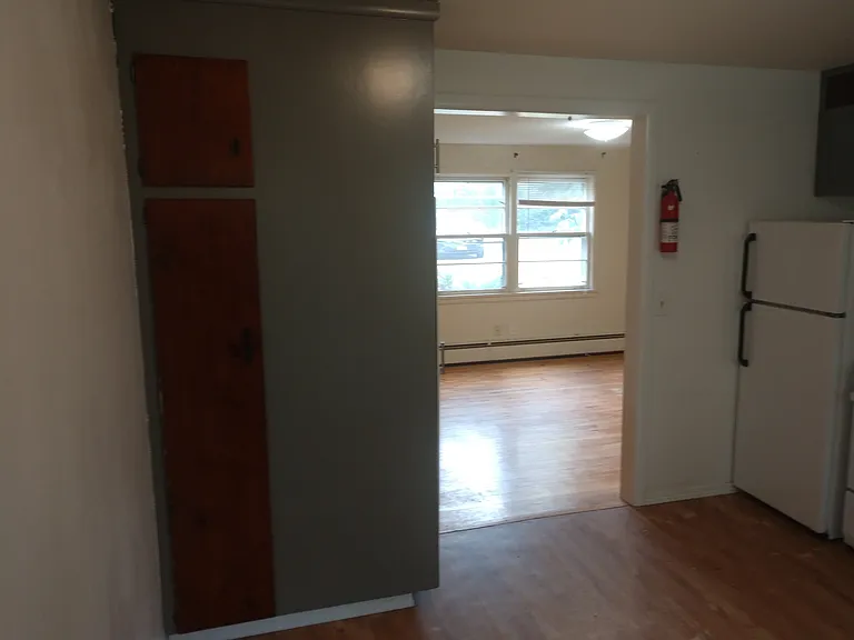 2 bedroom apartment, From kitchen looking into living room.