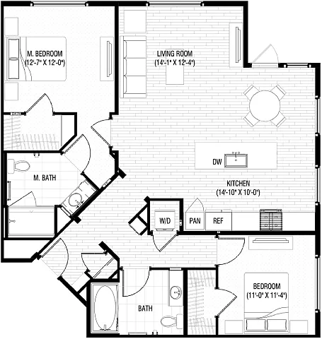 Floor plan B7