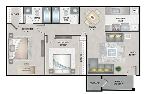 Floor plan D