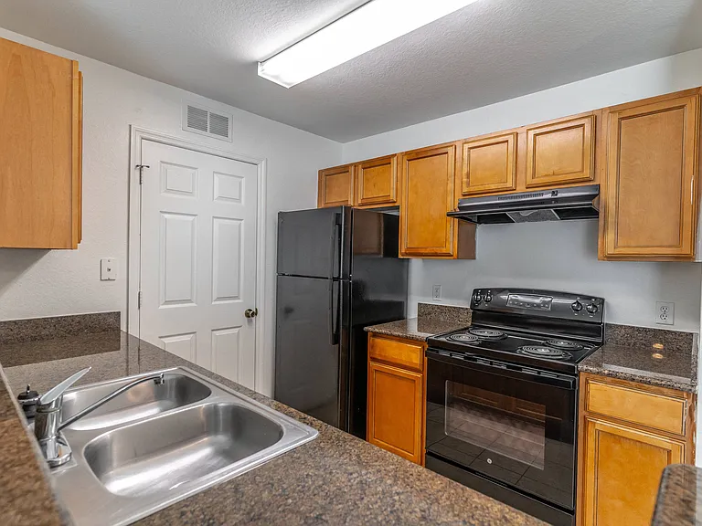 Kitchen with Granite Countertops