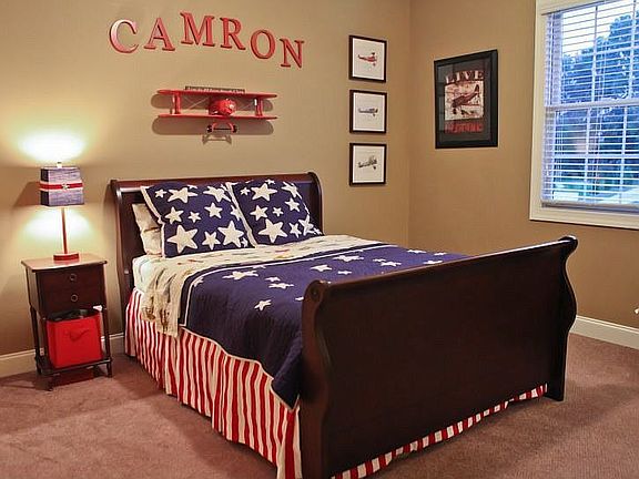 Upper level bedroom #3 with adjoining full bath and walkin closet