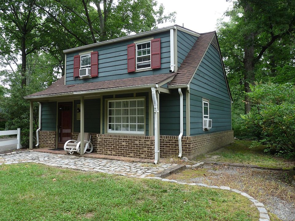 Private fenced yard front and side