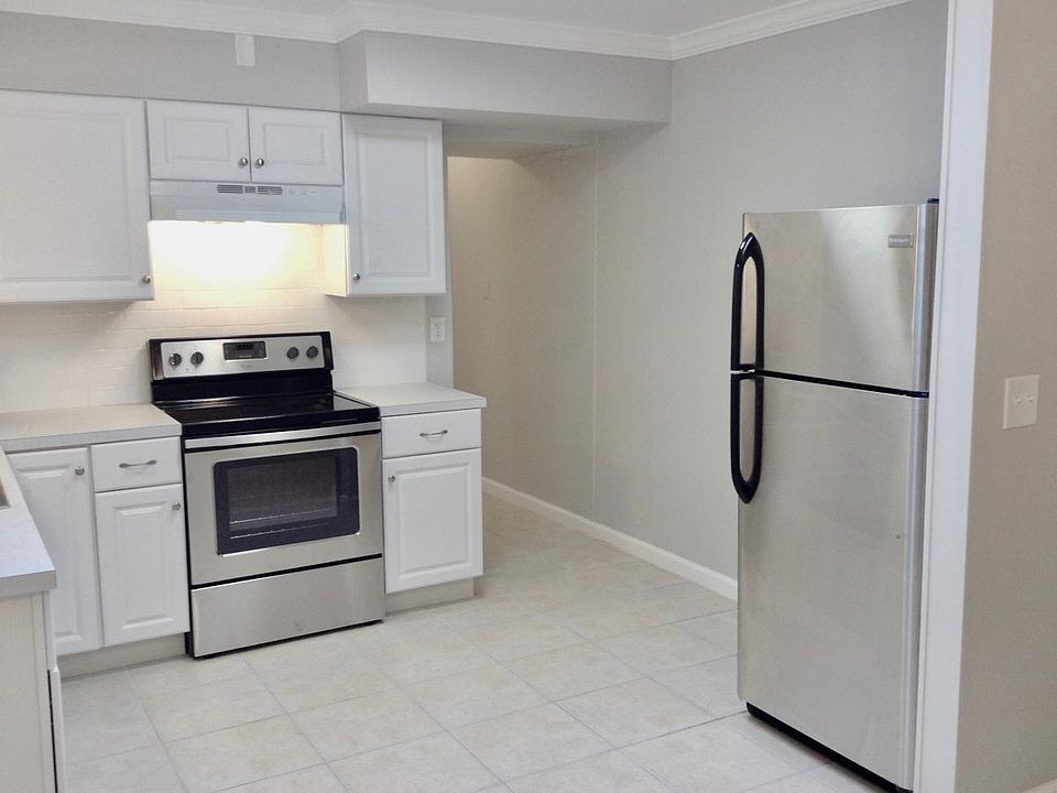 Kitchen with new cabinets, stainless steel appliances