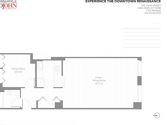 2nd image of 100 John St APT 1708