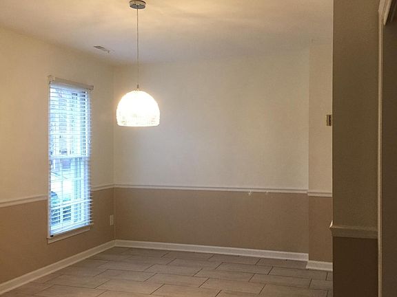 Newly tiled dining room