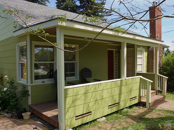 newly added front porch