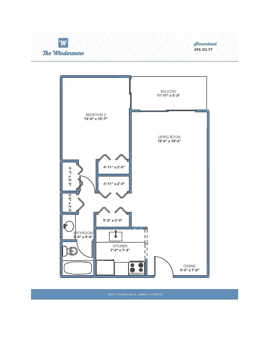 Floor plan Steamboat