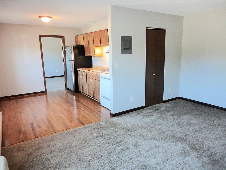 The door the right has closet space and hot water heater.