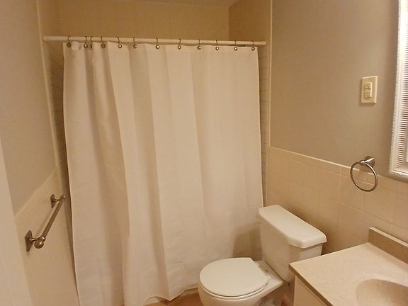 bathroom and shower