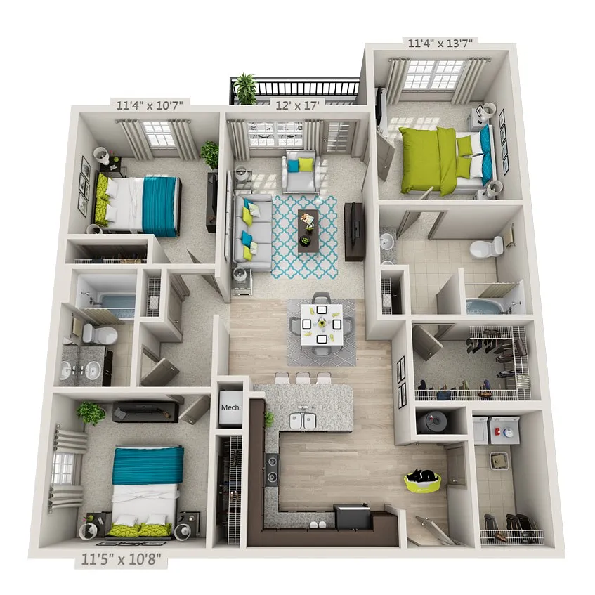 Floor plan Sweet Gum