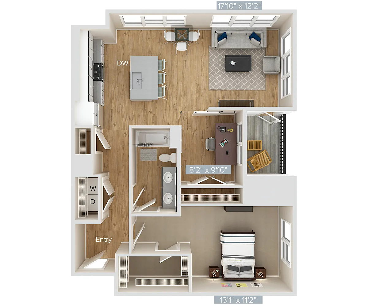 Floor plan A1D-997-1