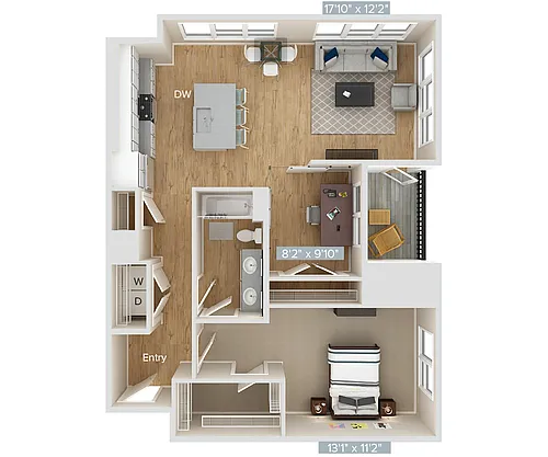 Floor plan A1D-997-1