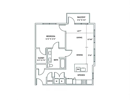Floor plan A7DALT