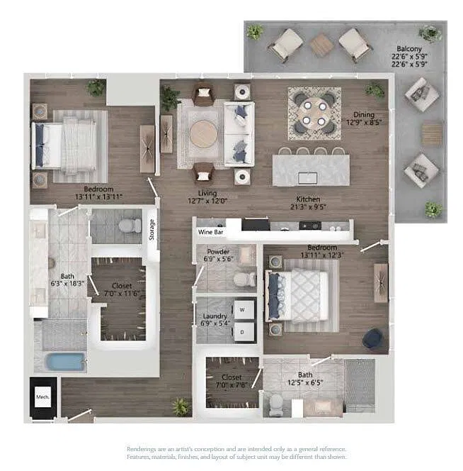Floor plan B3