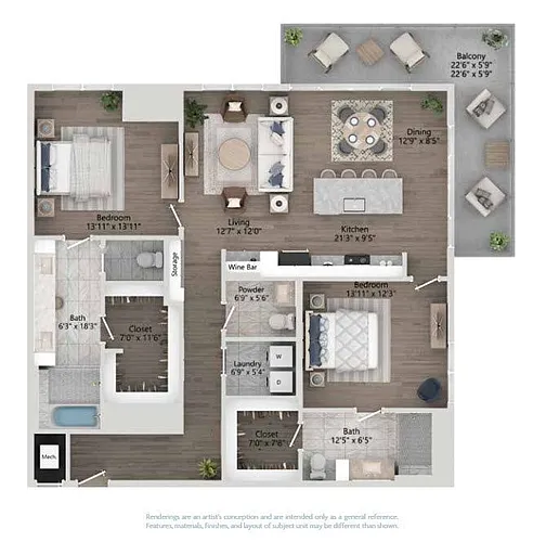 Floor plan B3