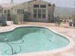 Pool in front of living room