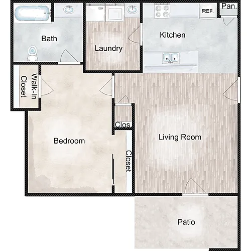 Floor plan The Oak