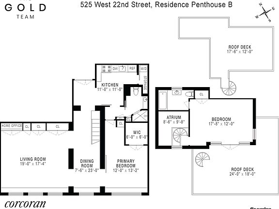 2nd image of 525 W 22nd St APT 5B