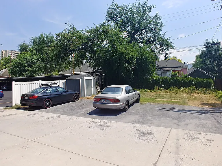 Back Parking area plus Private Lawn area
