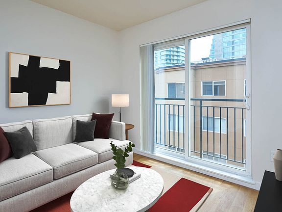 Living Room with Juliet Balcony and Hard Surface Flooring