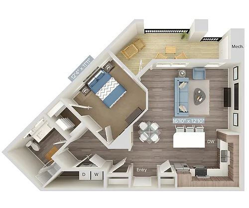 Floor plan A6-344-440