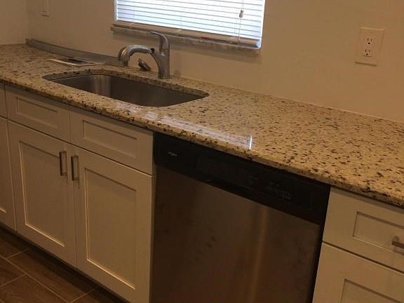Kitchen with new dishwasher