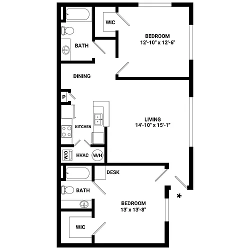 Floor plan Comal