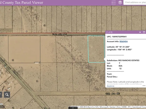 Sub Rio Rancho Ests NE Lot 7, Rio Rancho, NM 87144