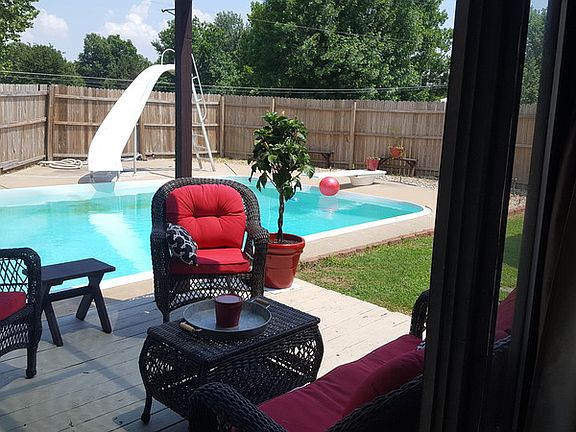 Deck/Pool off of sun room