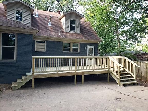 Backyard deck