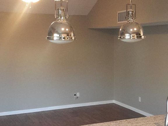 open living, dining, kitchen