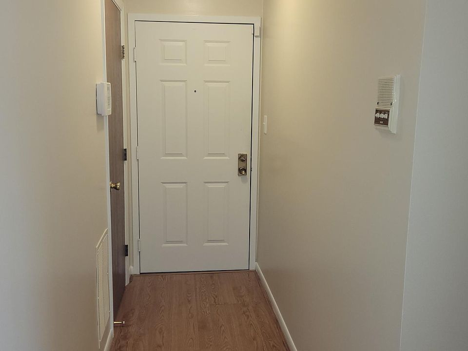 Unit entrance with coat closet