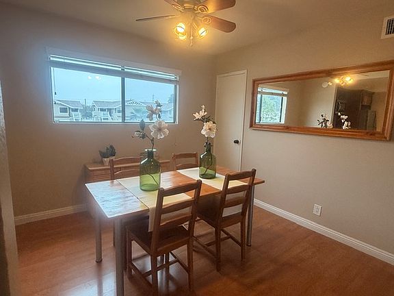 Plenty of space able to add adding chair for guest gether