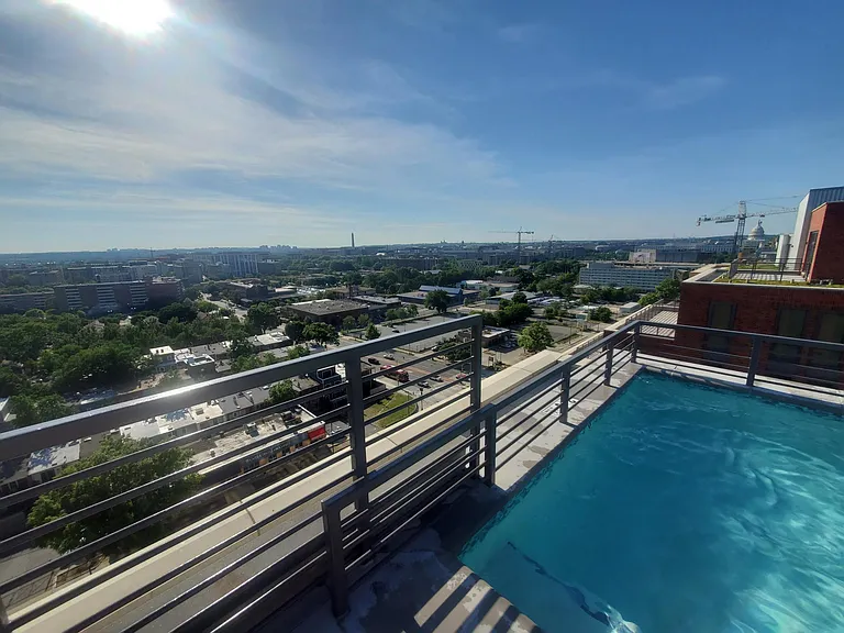 Rooftop pool view