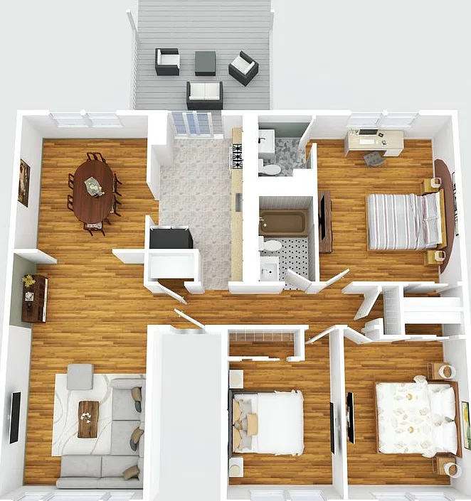 3 bed, 1.5 bath, 1300 sqft, $3,200 — Photo 1