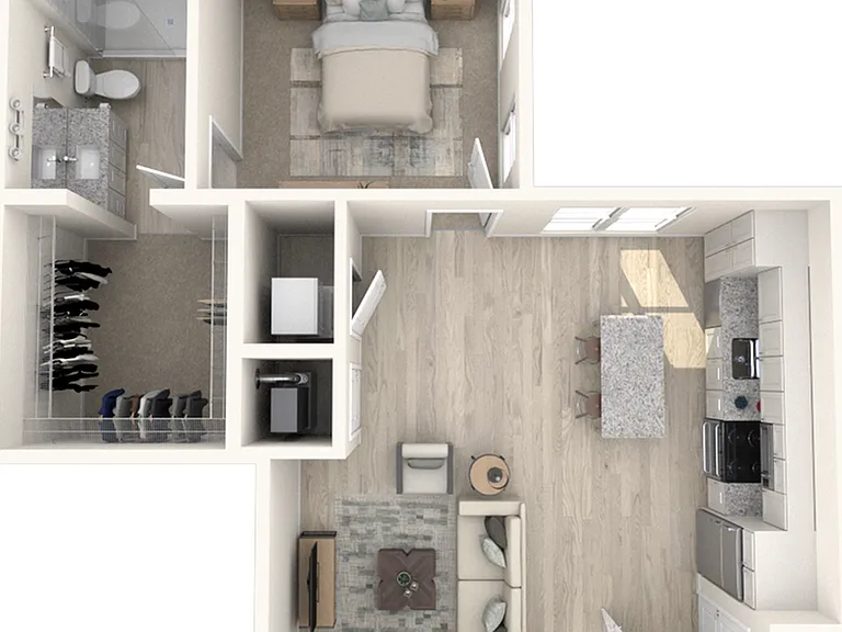 A3.0 | One Bedroom, One Bathroom A3.0 | One Bedroom, One Bathroom