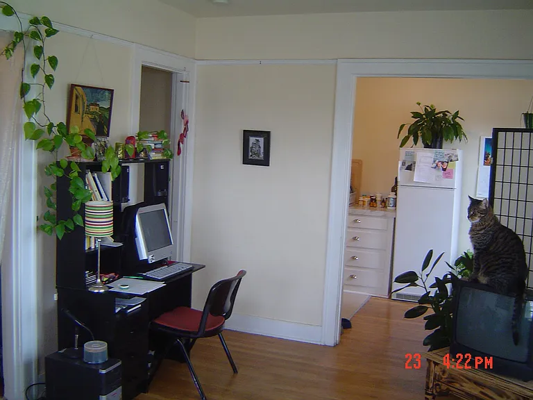 Separate entry with closet, separate kitchen with eating nook.