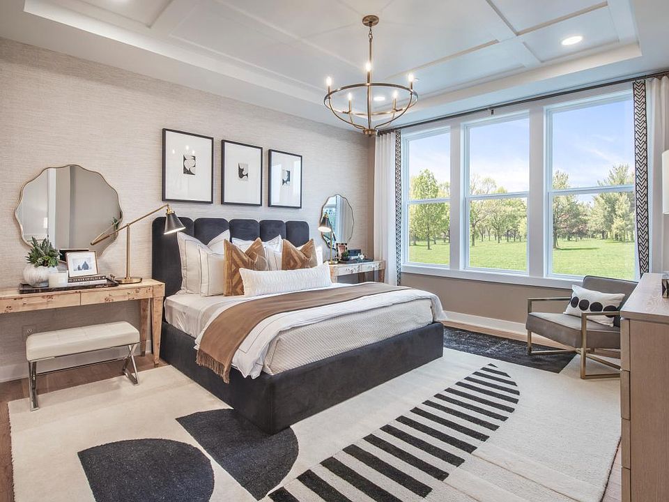 First-floor primary bedroom suite