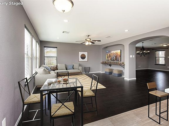Two separate living / family rooms downstairs