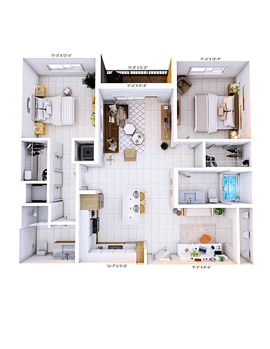 Floor plan B2