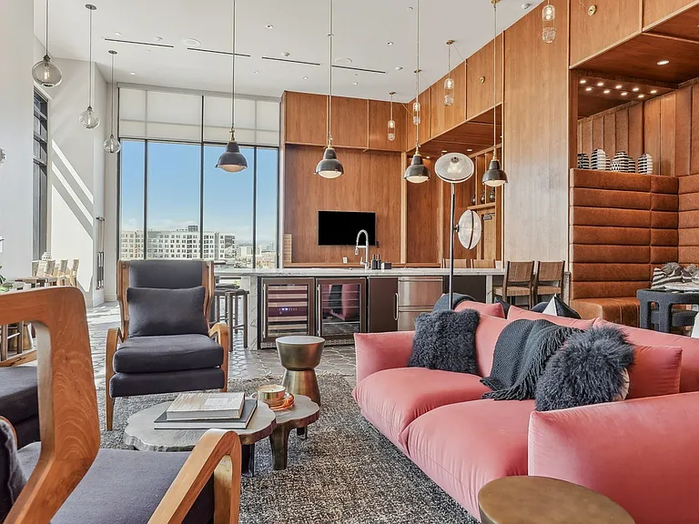Gather with friends or unwind solo in our elegantly furnished resident lounge.