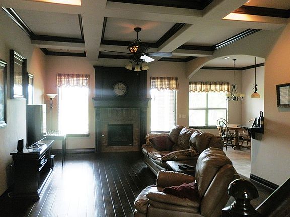 Living room... windows overlook golf course