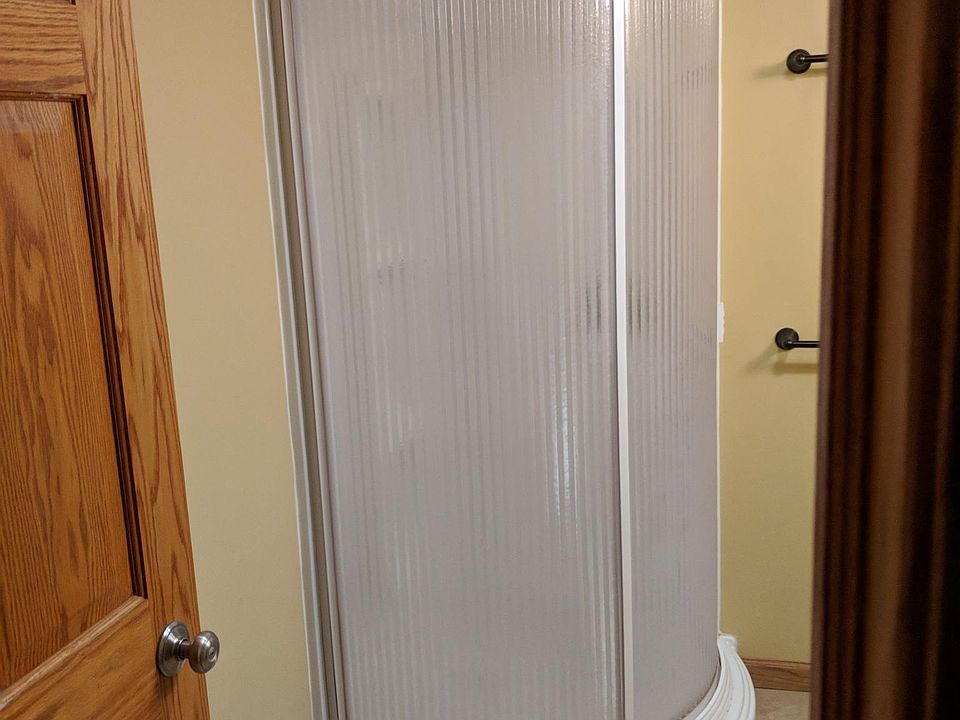 Downstairs bathroom shower.