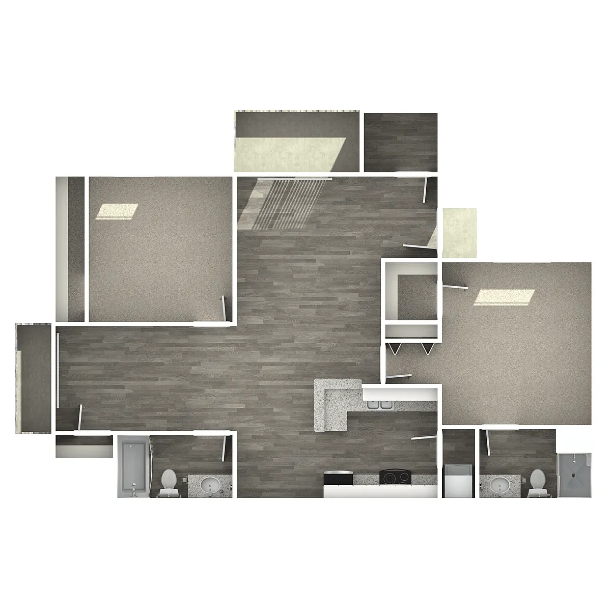 Floor plan B3C