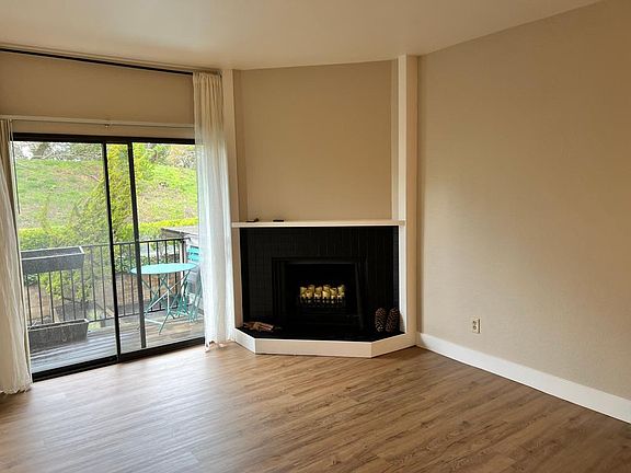 Living room fireplace