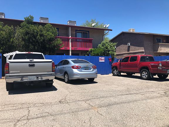 Parking lot before it was upgraded